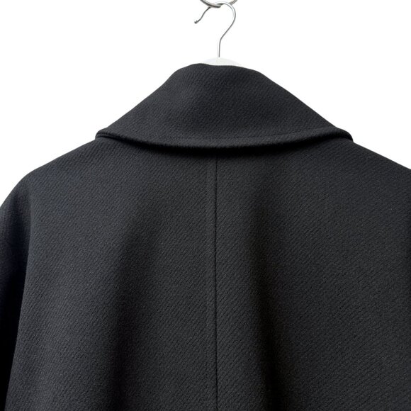 OLD NAVY Oversized Twill Overcoat Black Size XXL Womens Double Breasted Coat NWT - Picture 11 of 11